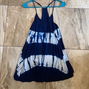 Tie dye swimsuit cover up